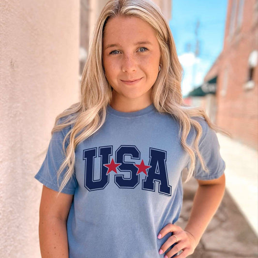 USA Comfort Wash Graphic Tee